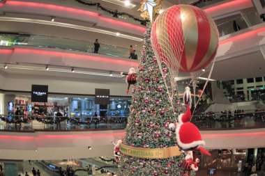 26 Nov 2011 the Christmas Decoration at hong kong  shopping mall