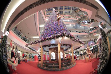 26 Nov 2011 the Christmas Decoration at hong kong  shopping mall