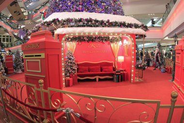26 Nov 2011 the Christmas Decoration at hong kong  shopping mall