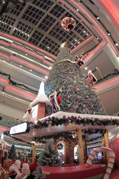 Nov 2011 Christmas Decoration Hong Kong Shopping Mall — Stock fotografie