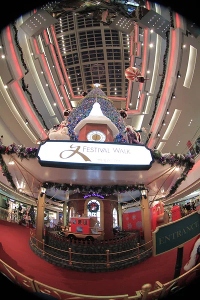 Nov 2011 Christmas Decoration Hong Kong Shopping Mall — Stock fotografie