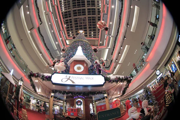 Nov 2011 Christmas Decoration Hong Kong Shopping Mall — Stock fotografie
