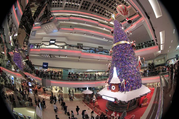 Nov 2011 Різдвяна Прикраса Торговому Центрі Гонг Конгу — стокове фото