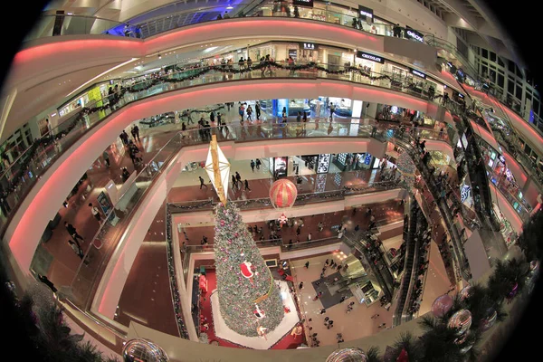 Nov 2011 Christmas Decoration Hong Kong Shopping Mall — Stockfoto