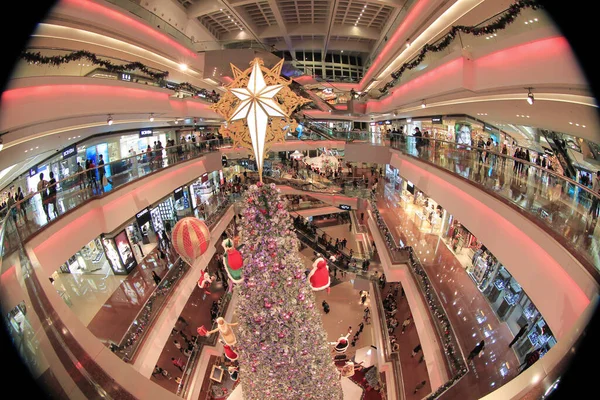 Nov 2011 Christmas Decoration Hong Kong Shopping Mall — Stok fotoğraf