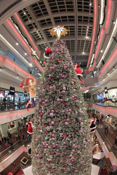 Nov 2011 Christmas Decoration Hong Kong Shopping Mall — Stockfoto