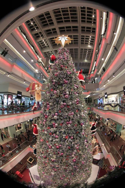 Nov 2011 Christmas Decoration Hong Kong Shopping Mall — Stok fotoğraf