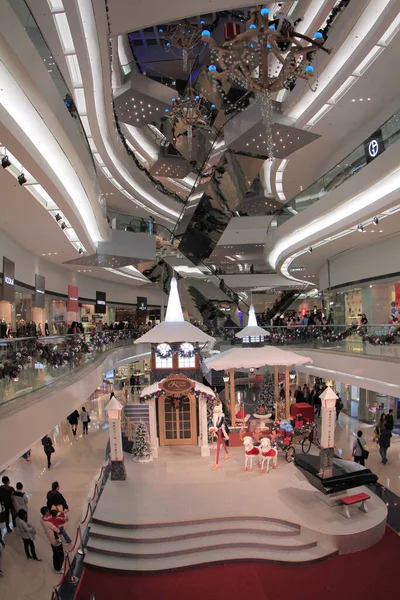 Nov 2011 Christmas Decoration Hong Kong Shopping Mall — 图库照片