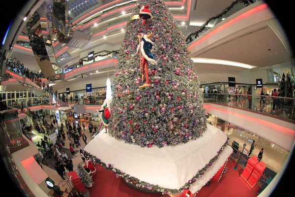 Nov 2011 Christmas Decoration Hong Kong Shopping Mall —  Fotos de Stock