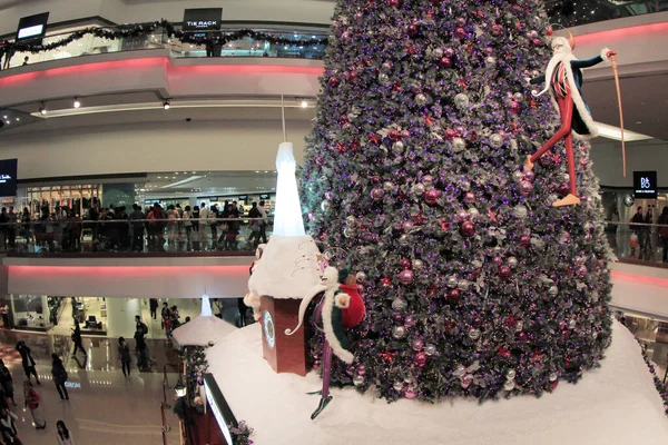 Nov 2011 Christmas Decoration Hong Kong Shopping Mall — 스톡 사진