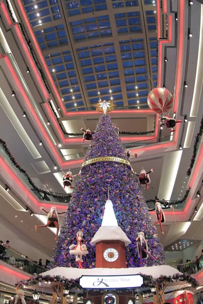 Nov 2011 Christmas Decoration Hong Kong Shopping Mall —  Fotos de Stock