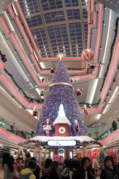 Nov 2011 Christmas Decoration Hong Kong Shopping Mall — Stockfoto