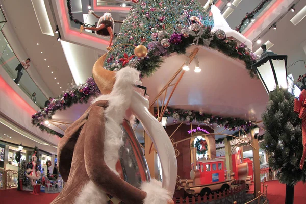 26 Nov 2011 the Christmas Decoration at hong kong  shopping mall