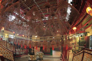 29 Oct 2011 the Interior of Man Mo Temple in Hong Kong