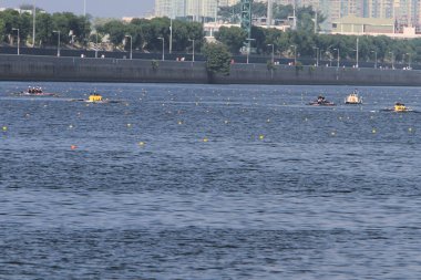 5 Nov 2011 Shing Mun River Channel and hong kong residential building
