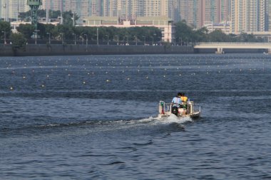 5 Nov 2011 Shing Mun River Channel and hong kong residential building