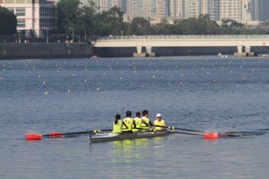 5 Nov 2011  team rowing to the at Shek Mun, hk