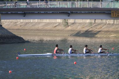 5 Nov 2011  team rowing to the at Shek Mun, hk