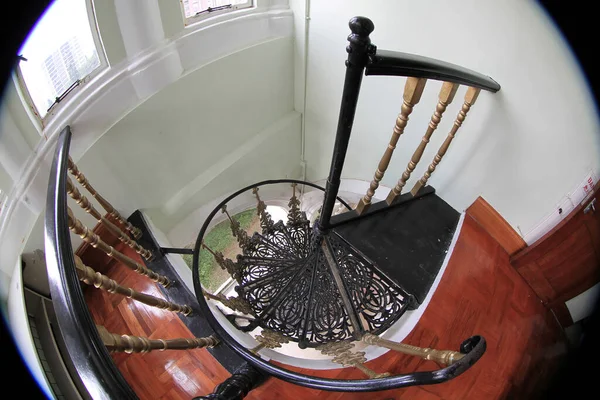 Oct 2011 Cast Iron Stairs Erie Land Light House — 图库照片