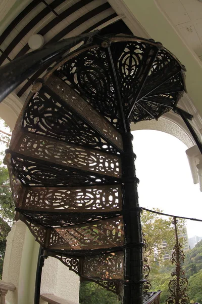 Oct 2011 Cast Iron Stairs Erie Land Light House — Stock fotografie