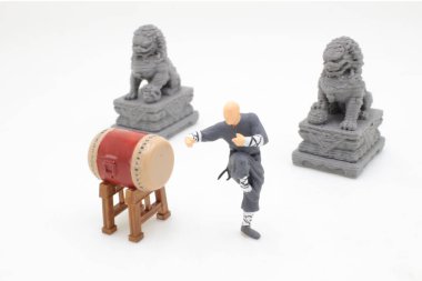 the mini of kung fu figure, the recreation concept
