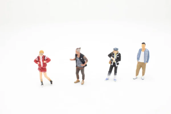 Fun Figure World Young People Concept — Stok fotoğraf