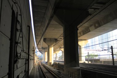 16 Oct 2011 the Subway railroad tunnel in Hong Kong