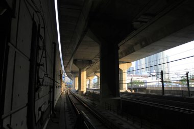16 Oct 2011 the Subway railroad tunnel in Hong Kong