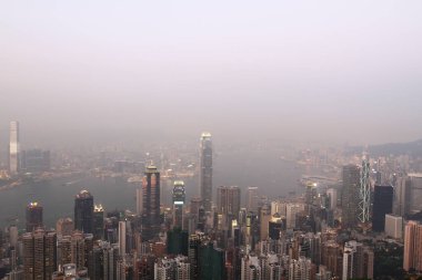 2 April 2011 the night at Hong Kong, Aerial View of Victoria Harbour