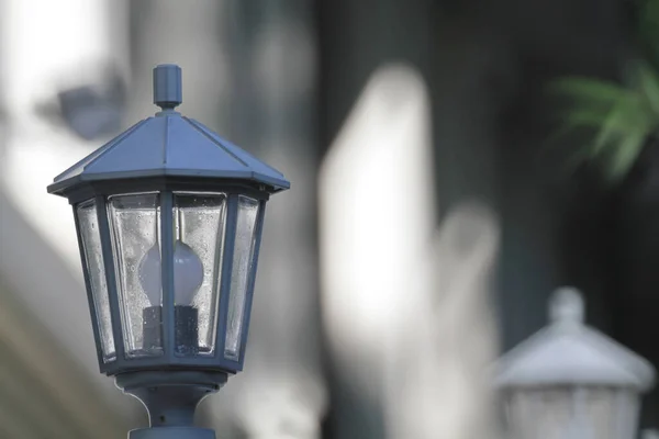 Oct 2011 Street Lamp Kwoloon Park — Stockfoto