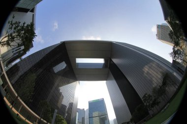 22 Oct 2011 the landscape of Central Government Complex in Hong Kong
