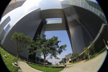 22 Oct 2011 the landscape of Central Government Complex in Hong Kong