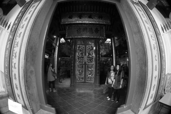 22 Oct 2011 Inside the main hall of Man Mo Temple, Sheung Wan, Hong Kong