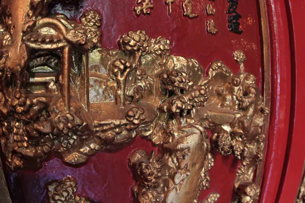 22 Oct 2011 Inside the main hall of Man Mo Temple, Sheung Wan, Hong Kong