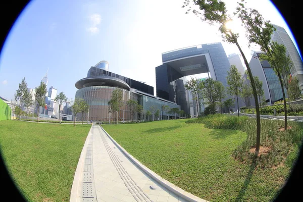 22 Oct 2011 the landscape of Central Government Complex in Hong Kong