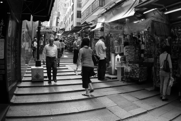 Окт 2011 Pottinger Street Street Central Hong Kong — стоковое фото