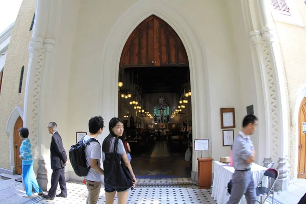 Oct 2011 Johns Cathedral Oldest Anglican Church Far East — Foto de Stock