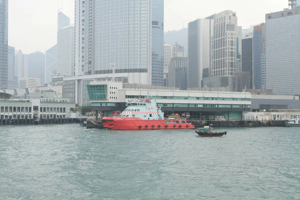 Μαρτίου 2011 Κεντρικό Victoria Harbour Χονγκ Κονγκ — Φωτογραφία Αρχείου