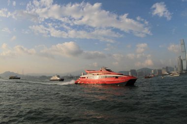 18 Dept 2011 the speed ferry,  Hong Kong Macao ferry boat