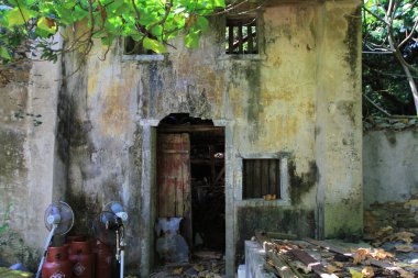 13 Sept 2011 the Tung Ping Chau Fishing Village in Hong Kon