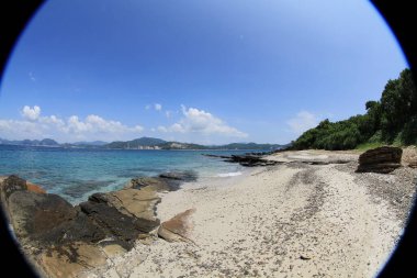13 Spt 2011 the beach at Tung Ping Chau Island in Hong Kong