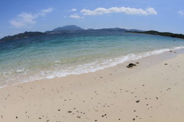 13 Spt 2011 the beach at Tung Ping Chau Island in Hong Kong