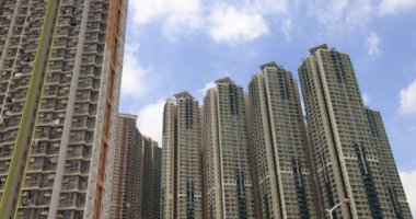 27 Ağustos 2022. Hong Kong 'daki T.K. Oh yerleşim bölgesindeki daireler.