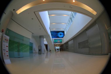 21 Aug 2011 the Modern corridor Office building, Hong Kong science park