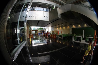 21 Aug 2011 the Modern corridor Office building, Hong Kong science park