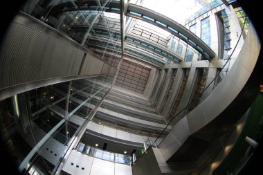 21 Aug 2011 the Modern corridor Office building, Hong Kong science park