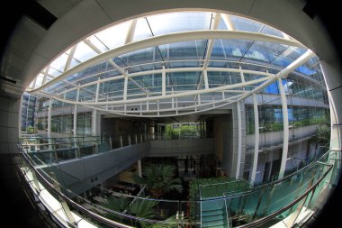 21 Aug 2011 the Modern corridor Office building, Hong Kong science park