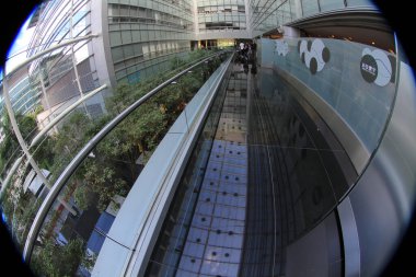 21 Aug 2011 the Modern corridor Office building, Hong Kong science park