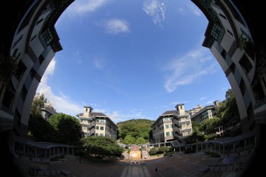 Lingnan University in Castle Peak Road, Fu Tei, Hong Kong 20 Aug 2011