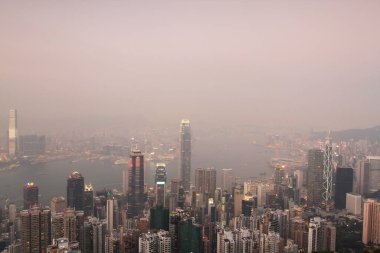 2 April 2011 the night at Hong Kong, Aerial View of Victoria Harbour